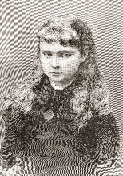 Alix de Hesse y por el Rin más tarde Alexandra Feodorovna de English School