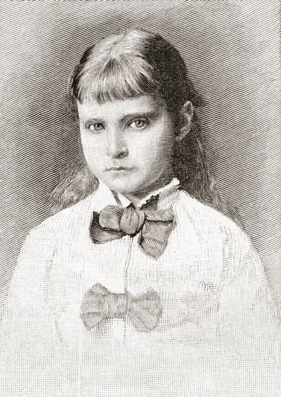 Alix de Hesse y por el Rin más tarde Alexandra Feodorovna de English School