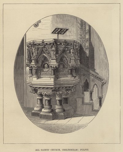Iglesia de Todos los Santos, Cheltenham, Púlpito de English School