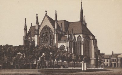 Iglesia de Todos los Santos, Leamington (litografía) de English School