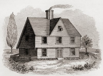Casa Allyn, New Plymouth, América del Norte, de 