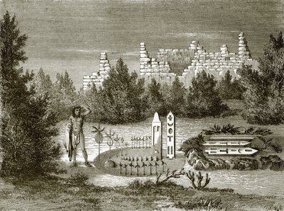 Altar y ruinas en Zuni de English School