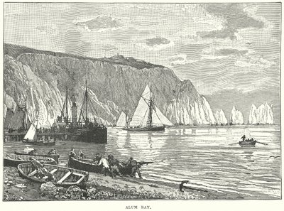Alum Bay (grabado) de English School