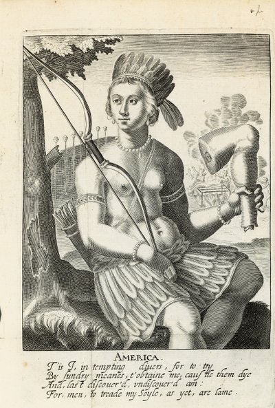América pintada a la vida: La verdadera historia de los procedimientos de los españoles en las conquistas de los indios, por Sir Ferdinando Gorges y otros de English School