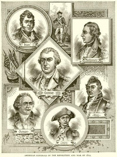 Generales americanos de la Revolución y la Guerra de 1812 de English School