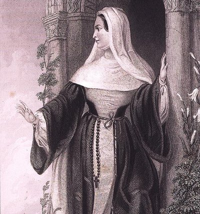 Una abadesa, c.1845 de English School