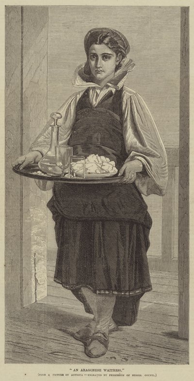 Una camarera aragonesa de English School