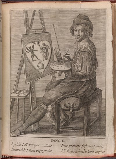 Un artista, ilustración de 
