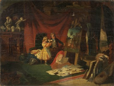 El estudio de un artista de English School