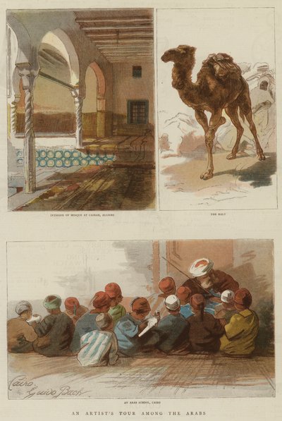 El Tour de un Artista entre los Árabes de English School