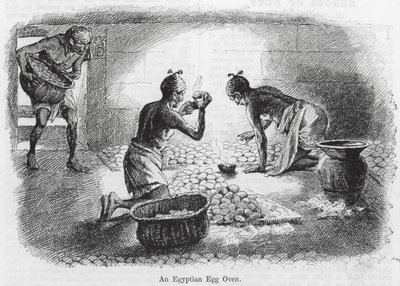 Un horno egipcio (grabado) de English School