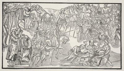 La última pelea de un jefe irlandés, 1581 de English School