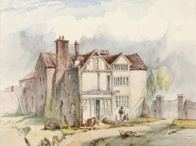 Un edificio antiguo en Putney, Londres de English School