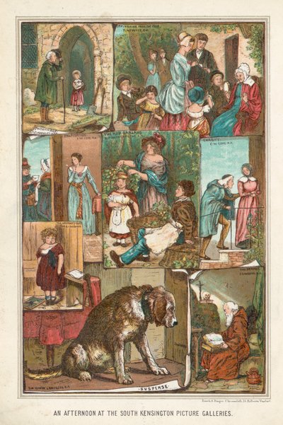 Una tarde en las galerías de imágenes de South Kensington de English School