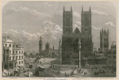 Un grupo arquitectónico en Westminster de English School