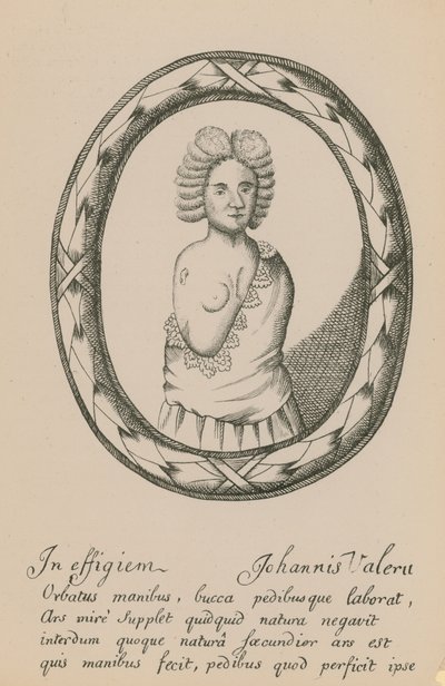 Una efigie de Johannis Valeru de English School