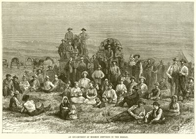 Un campamento de conversos mormones en el desierto de English School