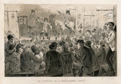 Una noche en un Gaff de Whitechapel. Dick Turpin de English School