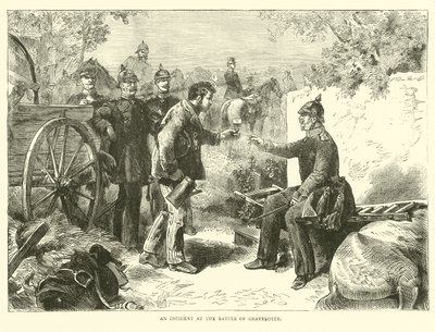Un incidente en la Batalla de Gravelotte, agosto 1870 de English School