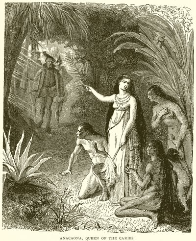 Anacaona, reina de los caribes de English School