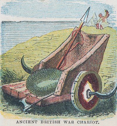Carro de guerra británico antiguo de English School