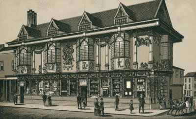 Ancient House, Ipswich (litografía) de English School