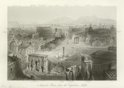 Roma antigua desde las colinas Capitolinas de English School