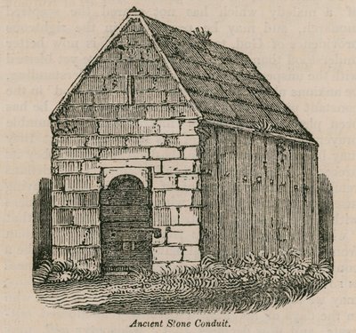 Antiguo conducto de piedra de English School