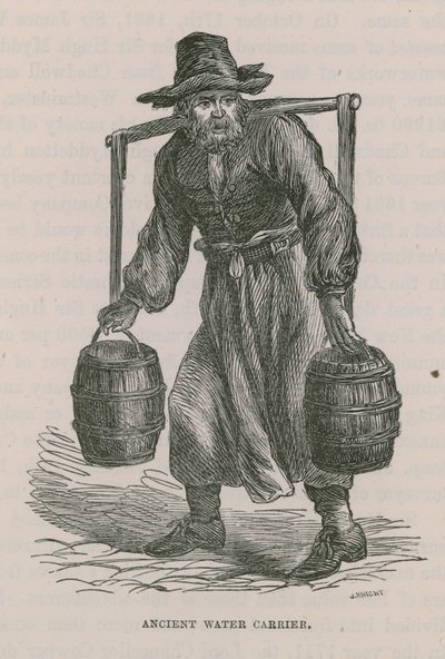 Antiguo portador de agua de English School