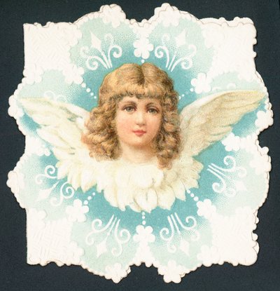 Cara de ángel, tarjeta de Navidad de English School