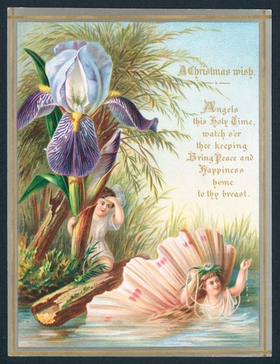 Ángeles y flor de iris de English School