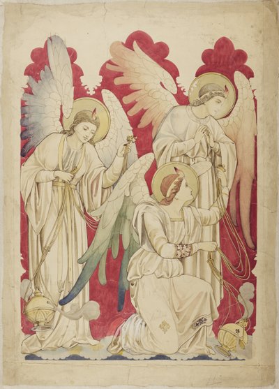 Ángeles con incensarios de English School