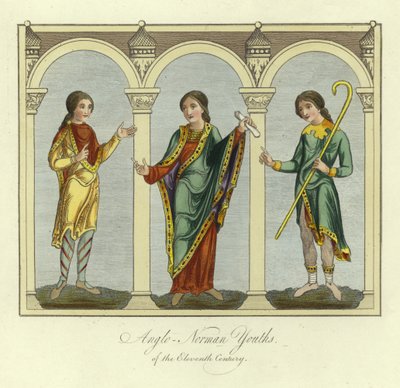 Jóvenes anglo-normandos del siglo XI de English School