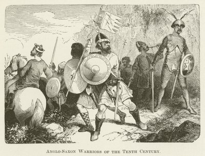 Guerreros anglosajones del siglo X de English School