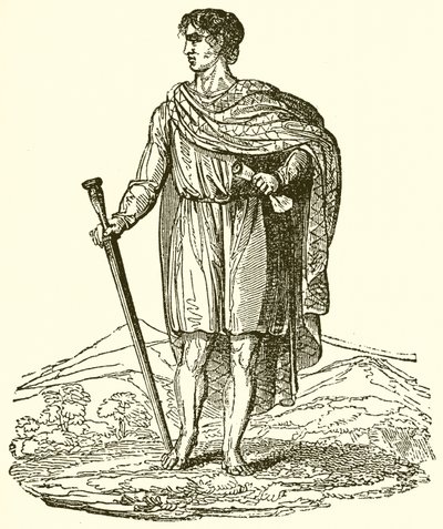 Hombre anglosajón de English School