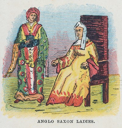 Damas anglosajonas, mujeres, hembras de English School