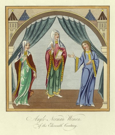 Mujeres anglo-normandas del siglo XI de English School