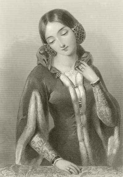 Ana de Bohemia, reina del rey Ricardo II de English School