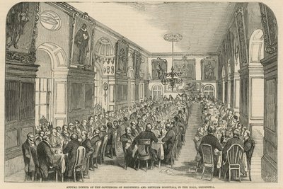 Cena anual de los Gobernadores de los Hospitales Bridewell y Bethlehem de English School