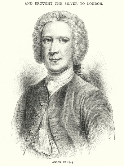 Anson en 1744 de English School