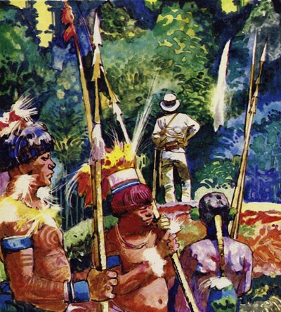 Antonio Raimondi llegó a lo que pensó que era la fuente del Amazonas de English School