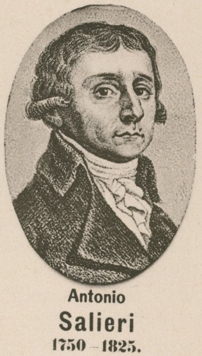 Antonio Salieri (grabado) de English School