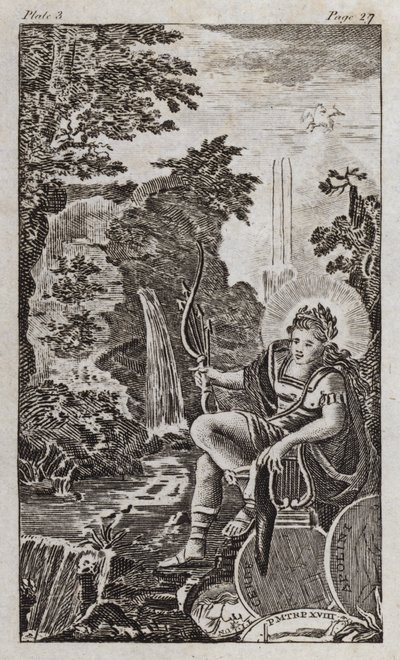 Apolo (grabado) de English School
