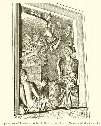 Apoteosis de Faustina, Esposa de Marco Aurelio. (Museo del Capitolio) de English School