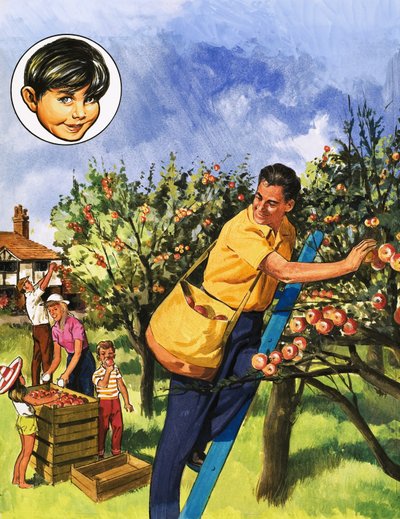 Recolectores de manzanas de English School