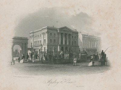 Apsley House, Hyde Park Corner, Londres de English School