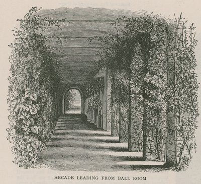 Arcada que conduce al Salón de Baile, Holland House de English School