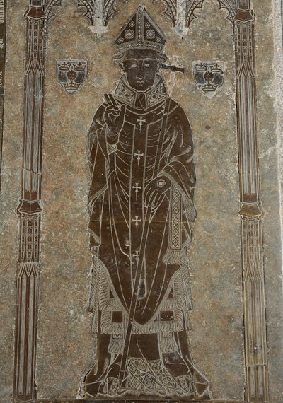 Arzobispo Thomas Cranley, 1417 (latón) de English School