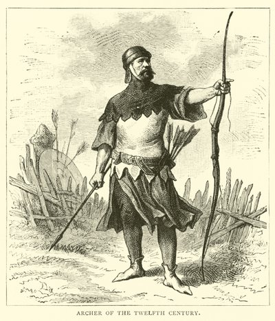 Arquero del siglo XII de English School