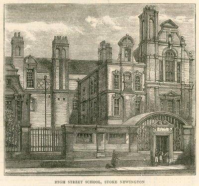 Arquitectura de la Junta Escolar de Londres: Escuela de High Street, Stoke Newington, Londres de English School
